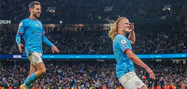 ترتيب هدافي الدوري الإنجليزي بعد هدف هالاند في مباراة مانشستر سيتي وآرسنال